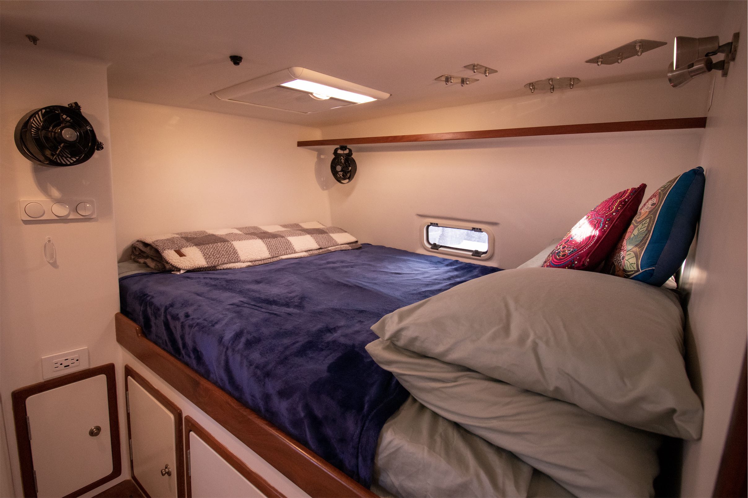  Port Cabin, looking inboard and forward 